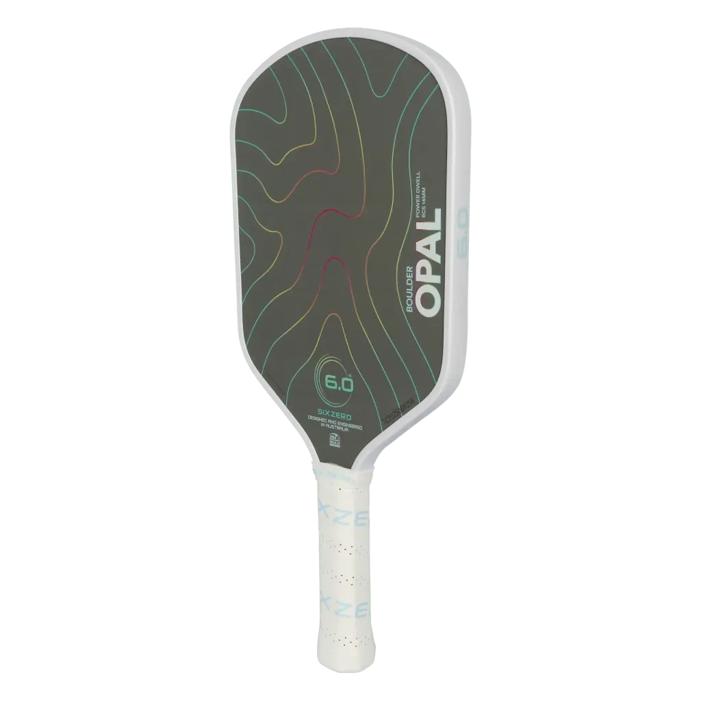 Six Zero Boulder Opal Pickleball Paddle - Hybrid 14mm