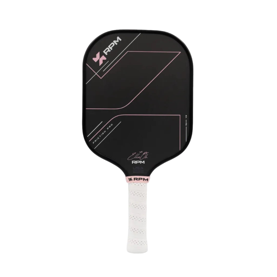 RPM Friction Pro V2 Ella Oh's Signature Edition Pickleball Paddle - Widebody (14mm/16mm)