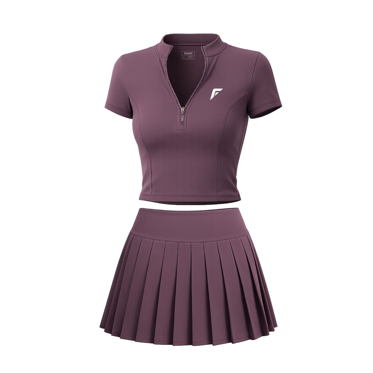 Franklin Women's Performance Zip Up Sportswear Set (Maroon)