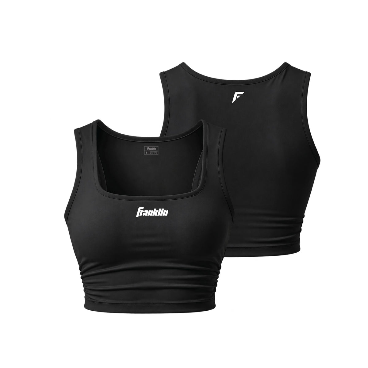 Franklin Women's Performance Sleeveless Cropped Sportswear Set (Black)