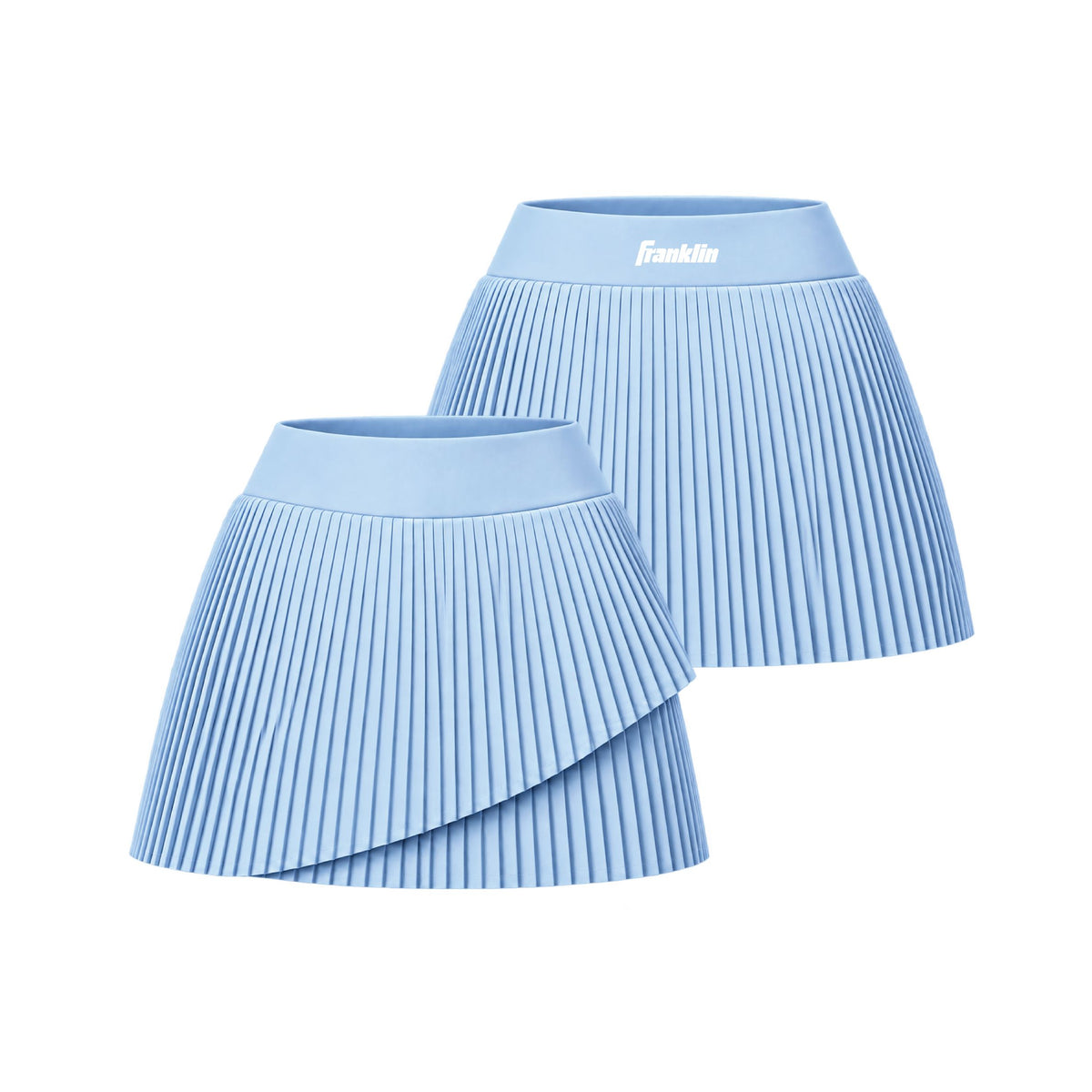 Franklin Women's Performance Sleeveless Polo Collar Sportswear Set (Sky Blue)