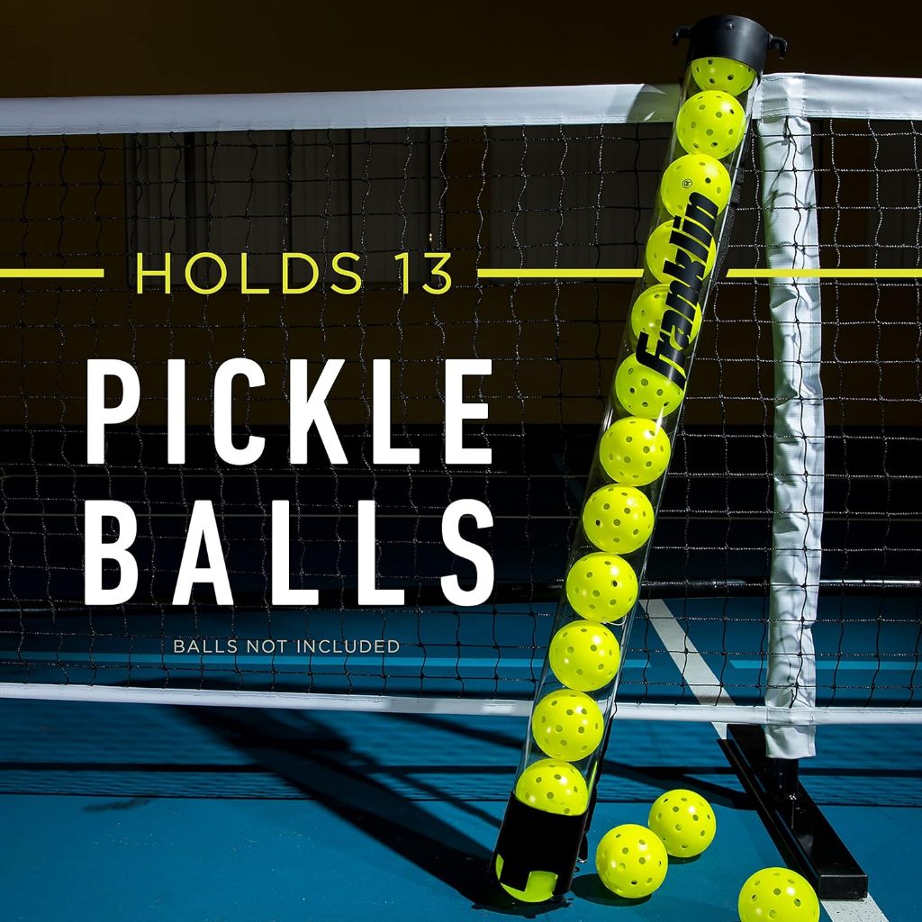 Franklin Pickleball Tube + Pickleball Hopper + Pick Up Balls (Balls Not Included)