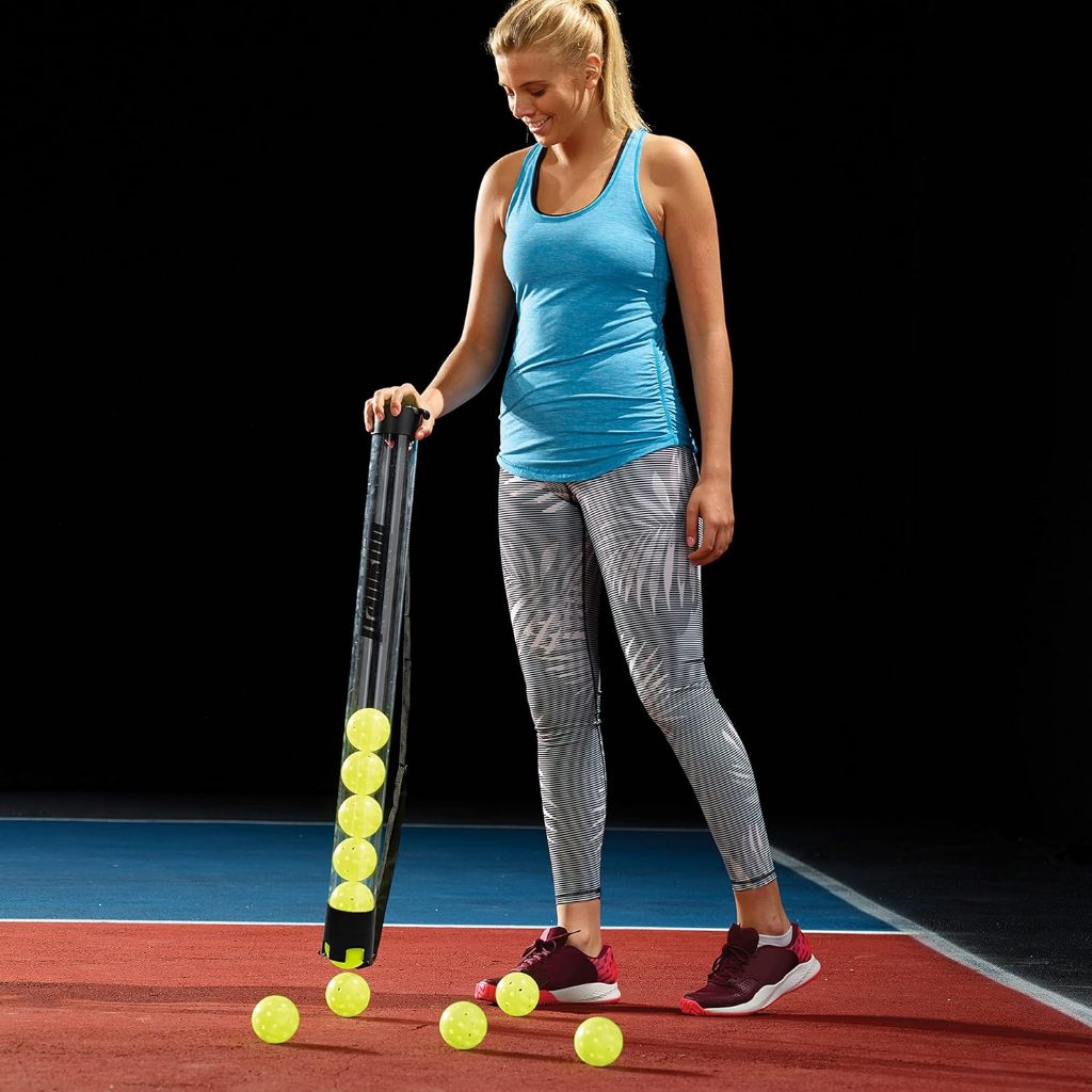 Franklin Pickleball Tube + Pickleball Hopper + Pick Up Balls (Balls Not Included)