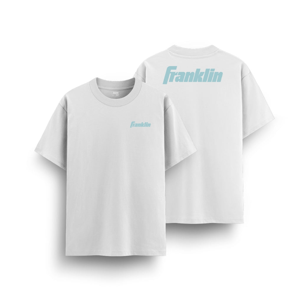 Franklin Shirt 100% Cotton Unisex White Lifestyle Oversized Tee