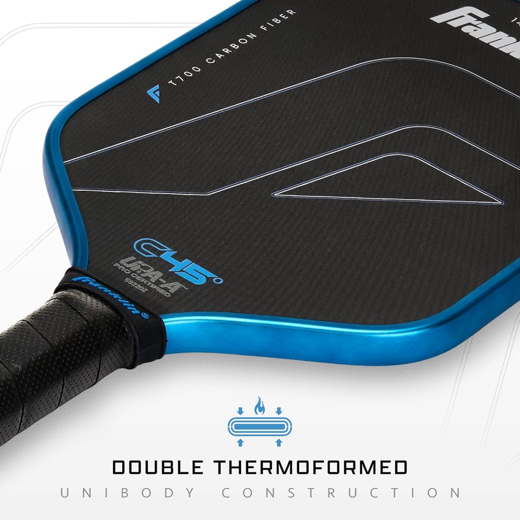 Franklin C45° Hybrid Carbon Fiber Pickleball Paddle - Blue (14mm)