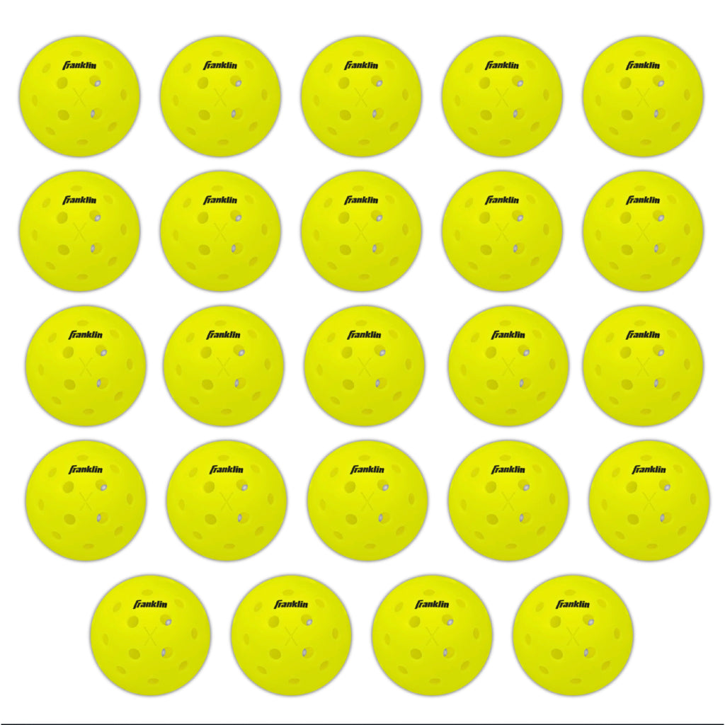 Franklin Sports 100 Balls Box X-40 Outdoor Pickleballs 40 Holes with Logo