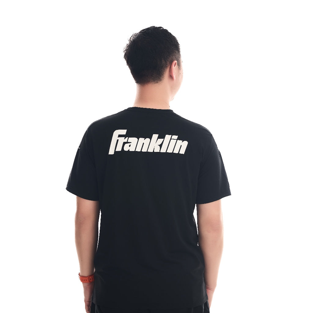 Franklin Performance Wear Sportswear Black Shirt 100% Polyester