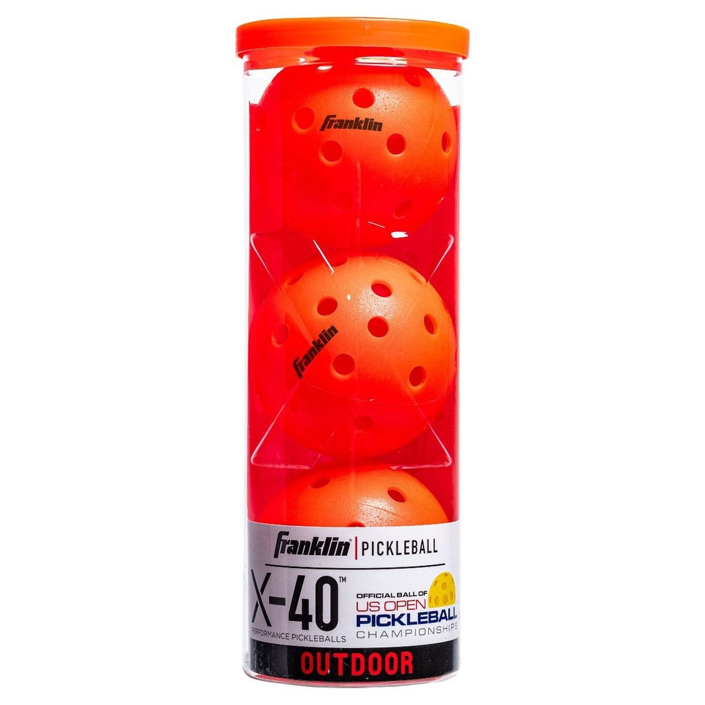 Franklin X-40 Pickleballs Ember 3-Balls Tube