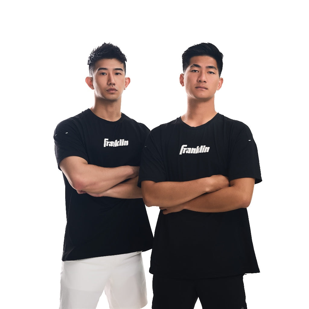 Franklin Performance Wear Sportswear Black Shirt 100% Polyester