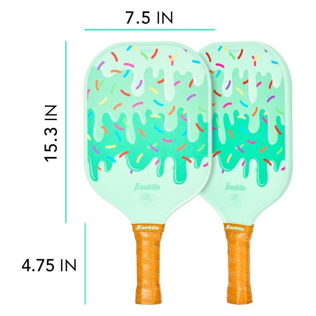 Franklin Kids Pickleball Paddle Youth Paddle Rockstar Ice Cream