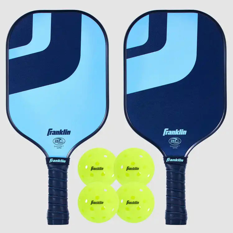 Franklin Pickleball Beginner 2 Player Set with Balls Dagger Set