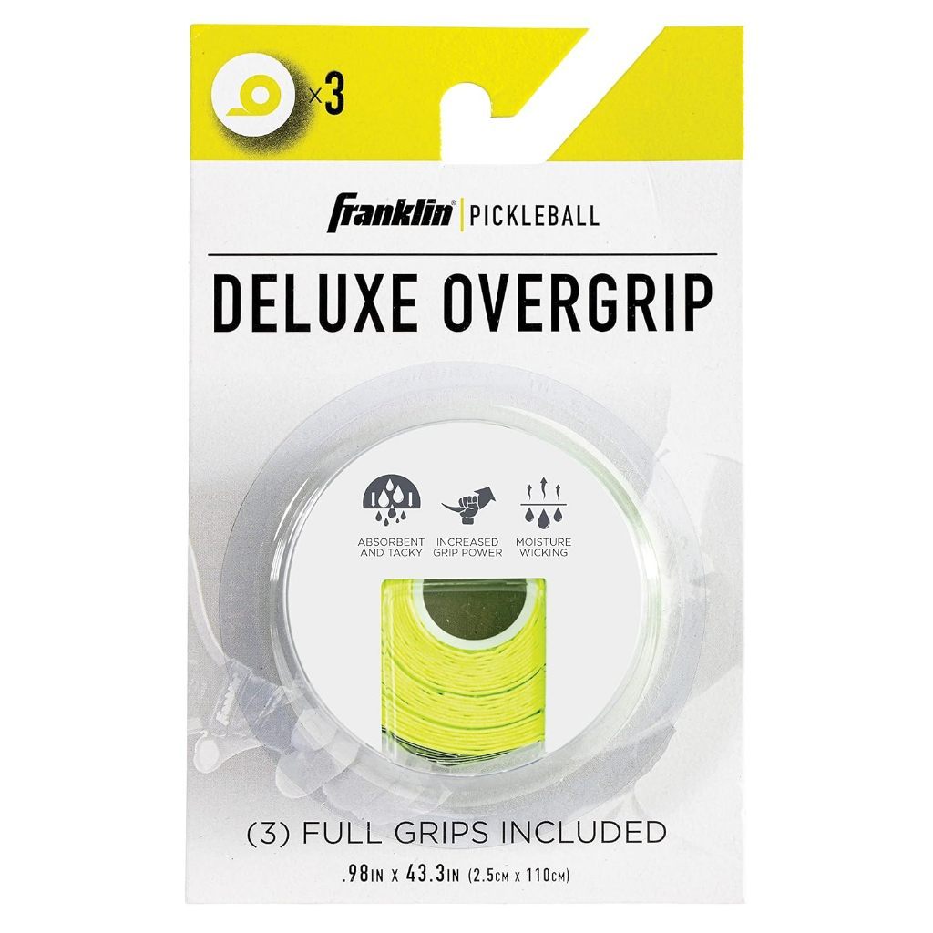 Franklin Deluxe Pickleball Overgrip Grip Paddle Grip