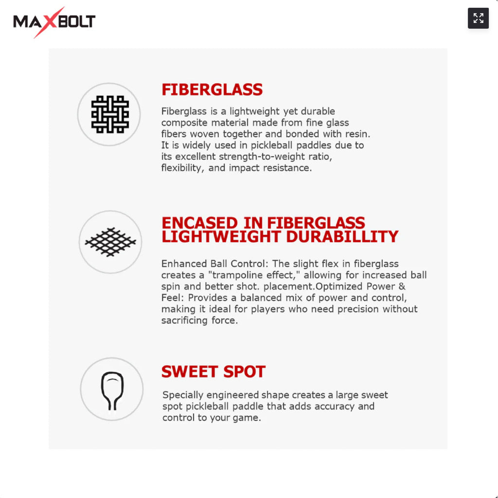 Maxbolt Predator Coffee Pickleball Paddle