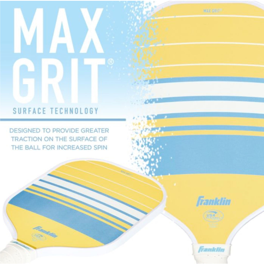 Franklin Beginner Pickleball Paddle Nash Lifestyle Pickleball Paddle Yellow Color Pickleball Paddle