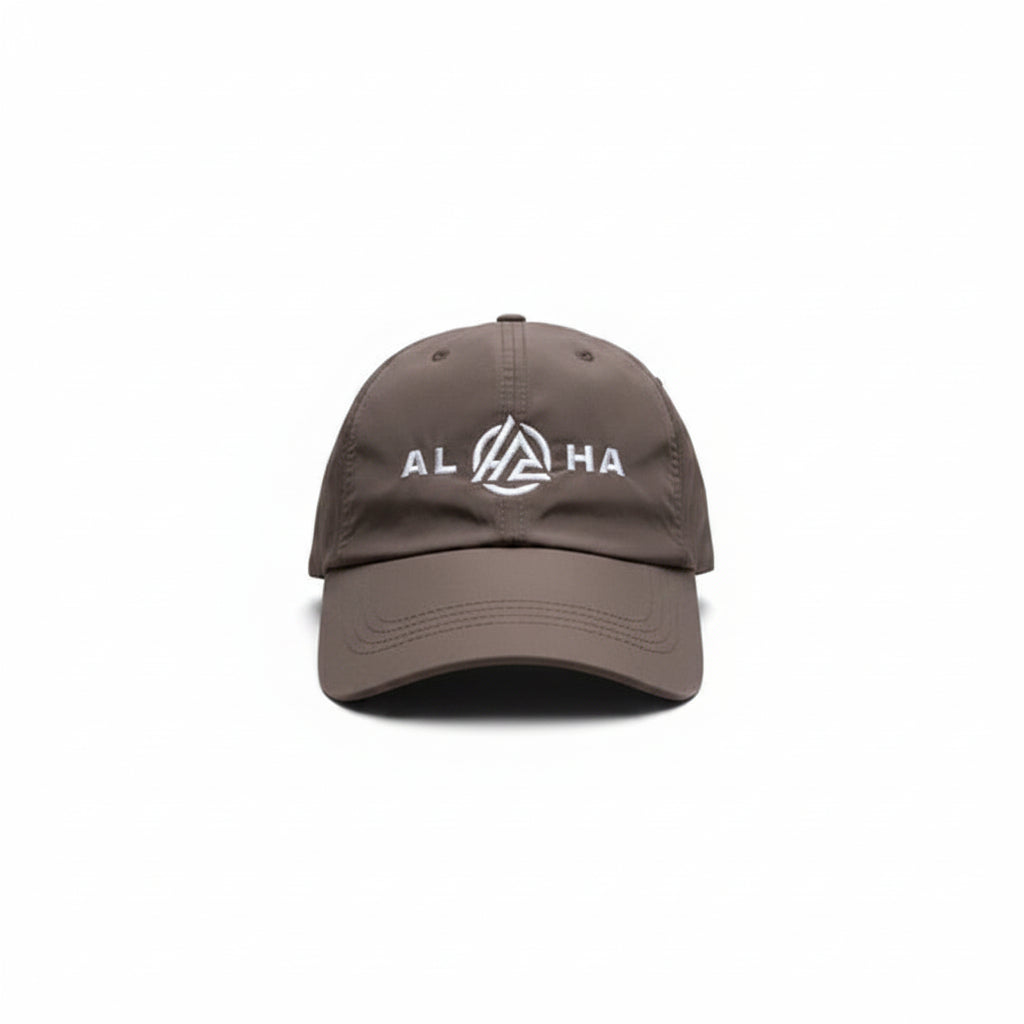 Honolulu Pickleball HPC ALOHA Cap Dry Fit (Gray/ White)