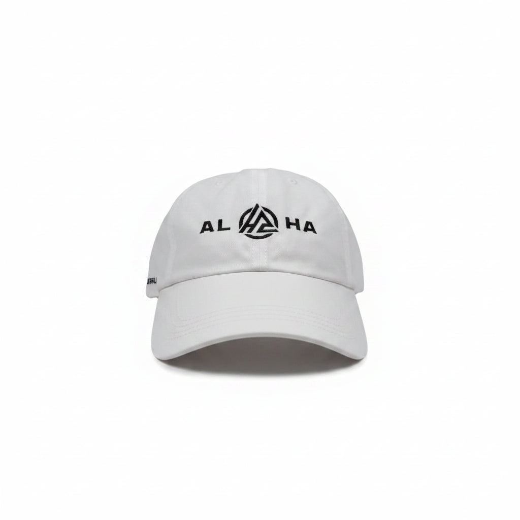 Honolulu Pickleball HPC ALOHA Cap Dry Fit (Gray/ White)