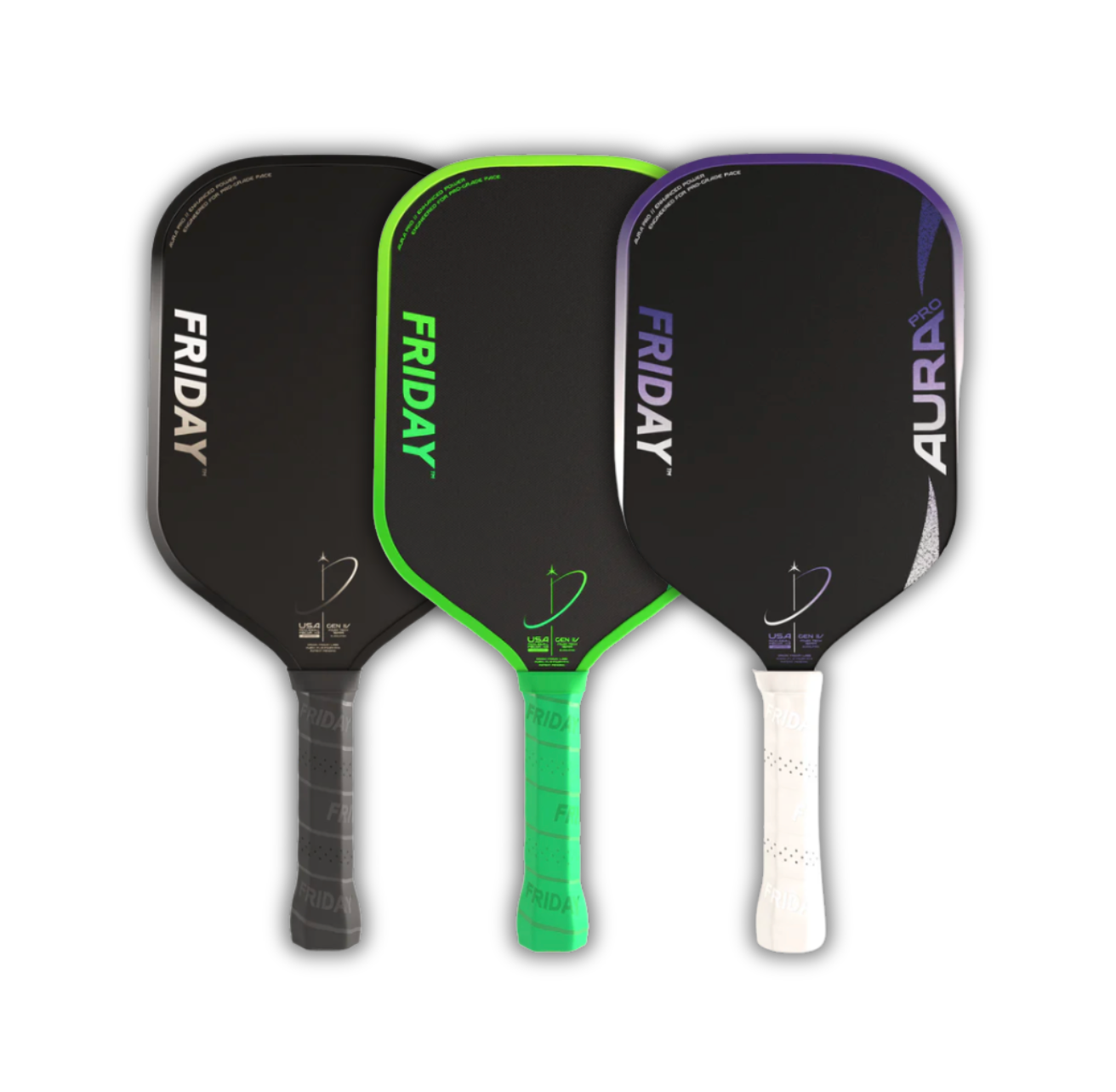 Friday AURA PRO Elongated Pickleball Paddle Friday Pickleball