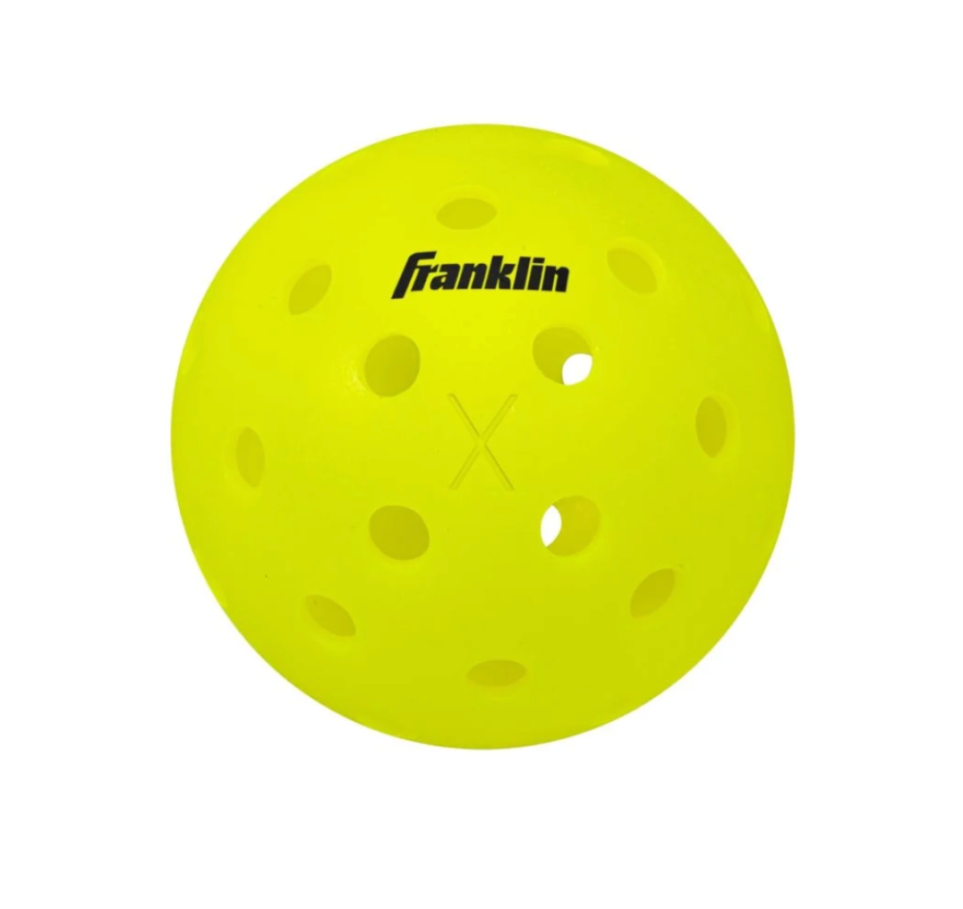 Franklin Sports X-40 Outdoor Pickleballs 40 Holes with Logo