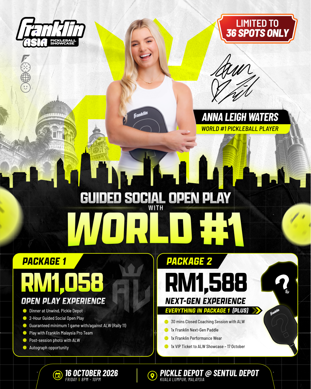 Guided Social Play with World No.1 Anna Leigh Waters | Franklin Pickleball Asia Pro Showcase
