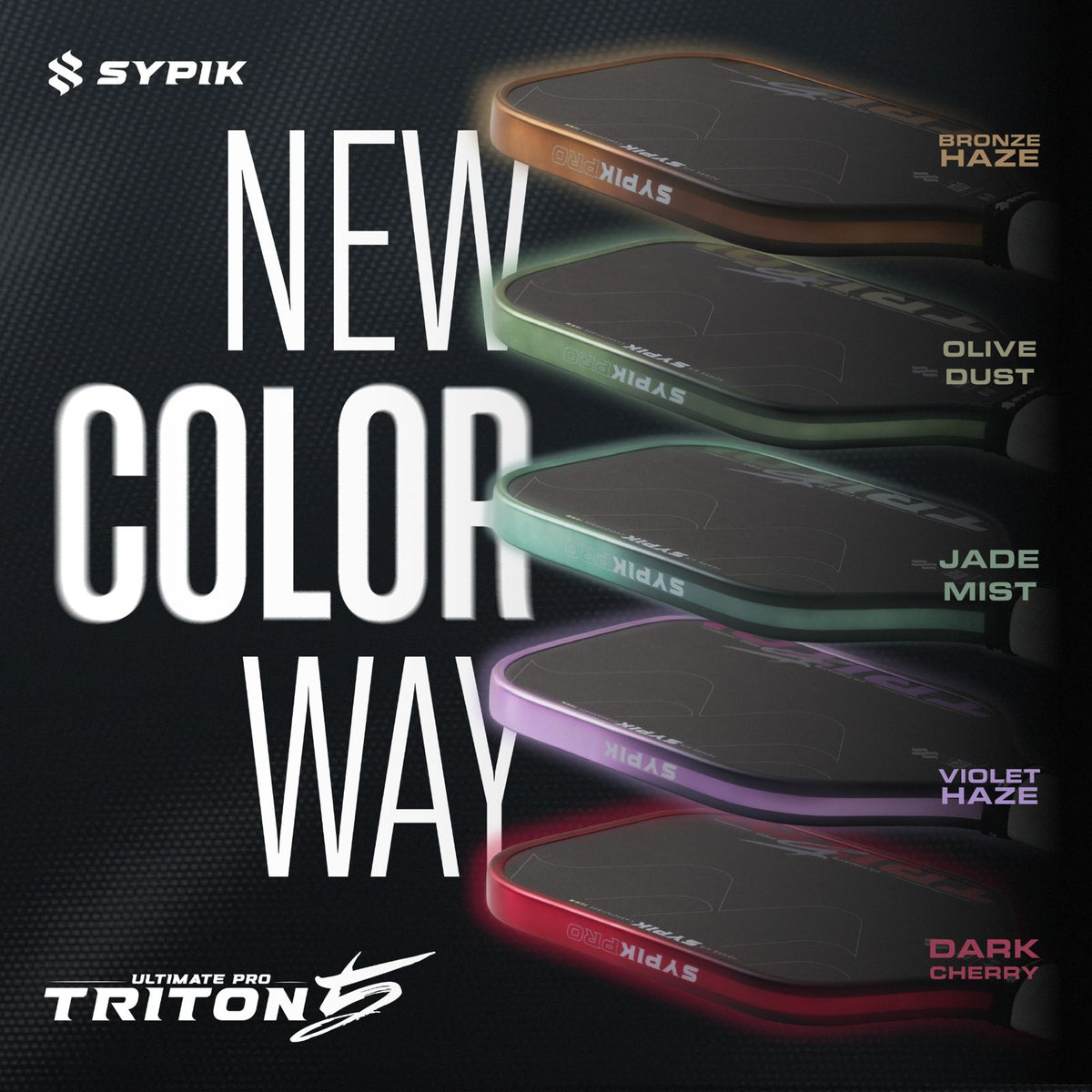 Sypik Triton 5 Pickleball Paddle (New Colourway)