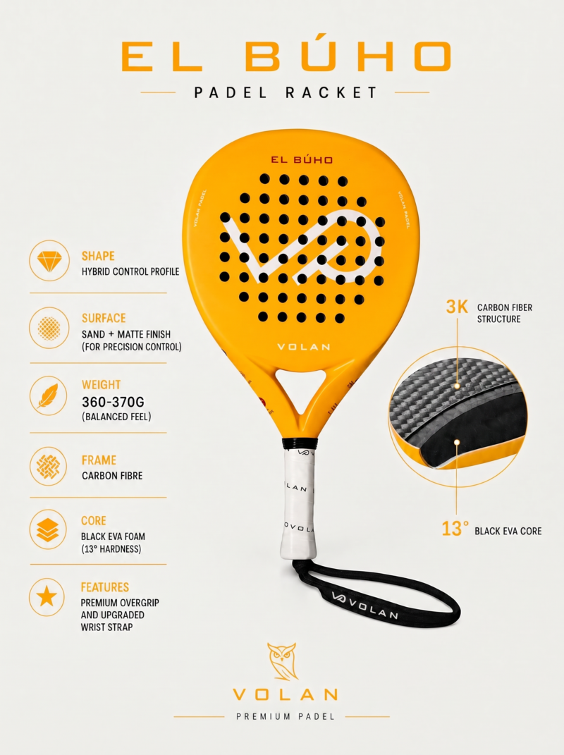 Volan El Buho Padel Racket