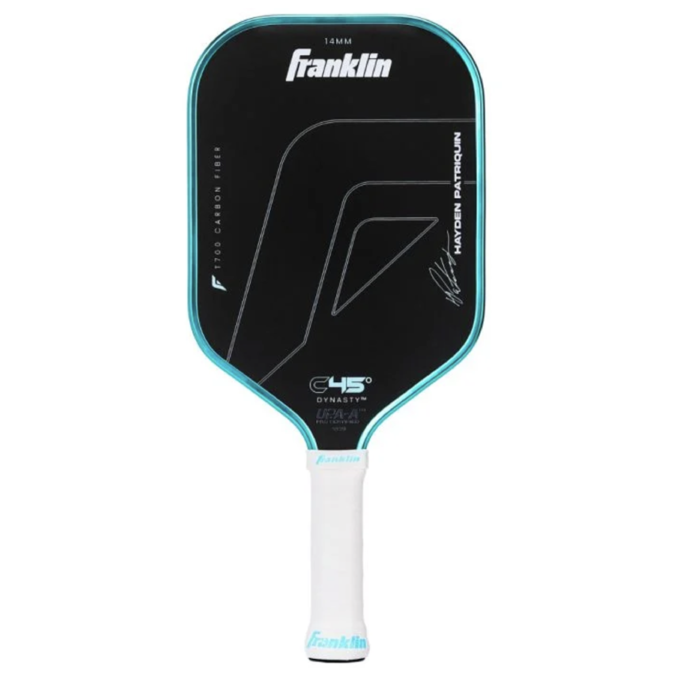 Franklin Hayden Patriquin Edition C45° Carbon Fiber Pickleball Paddle 14/16mm