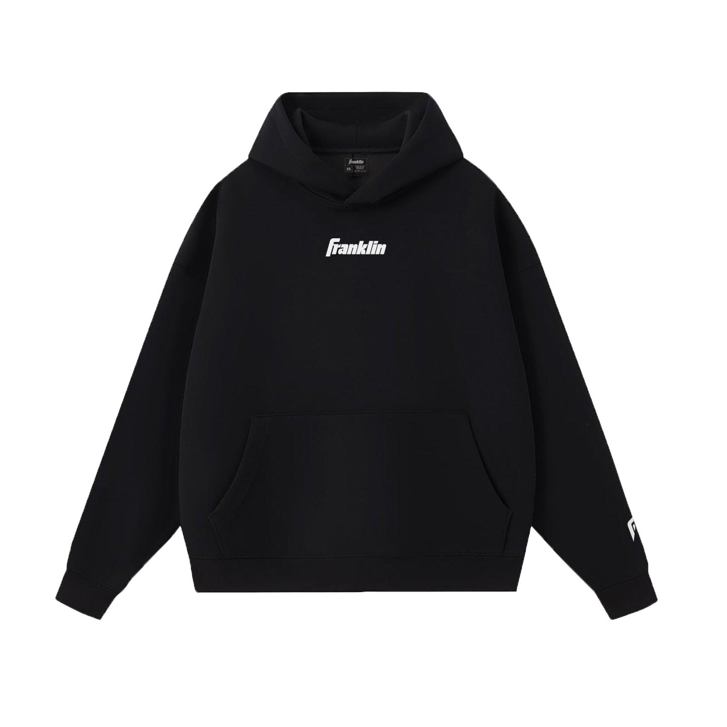 Franklin Pullover Hoodie (Black/White)