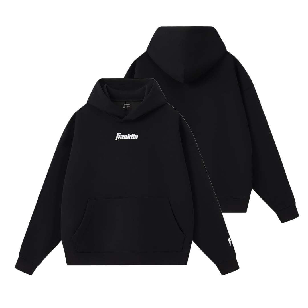 Franklin Pullover Hoodie (Black/White)