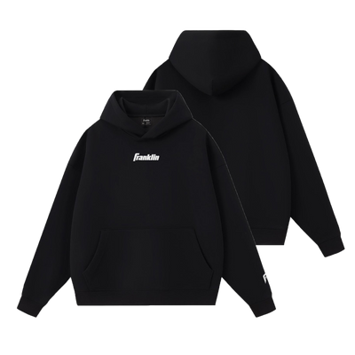 Franklin Pullover Hoodie (Black/White)
