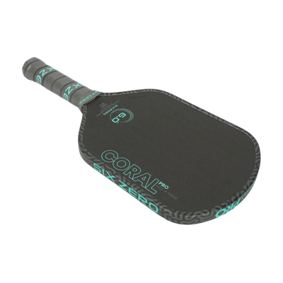 Six Zero Coral Pro Pickleball Paddle - Electric Blue 16mm (Hybrid/ Elongated/ Widebody)
