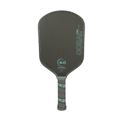 Six Zero Coral Pro Pickleball Paddle - Electric Blue 16mm (Hybrid/ Elongated/ Widebody)