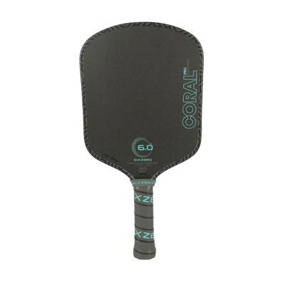 Six Zero Coral Pro Pickleball Paddle - Electric Blue 16mm (Hybrid/ Elongated/ Widebody)