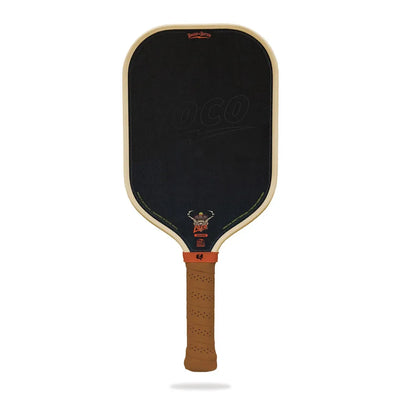 Bread & Butter The Loco Pickleball Paddle - Elongated 16mm (Black/ Tan/ Azul)