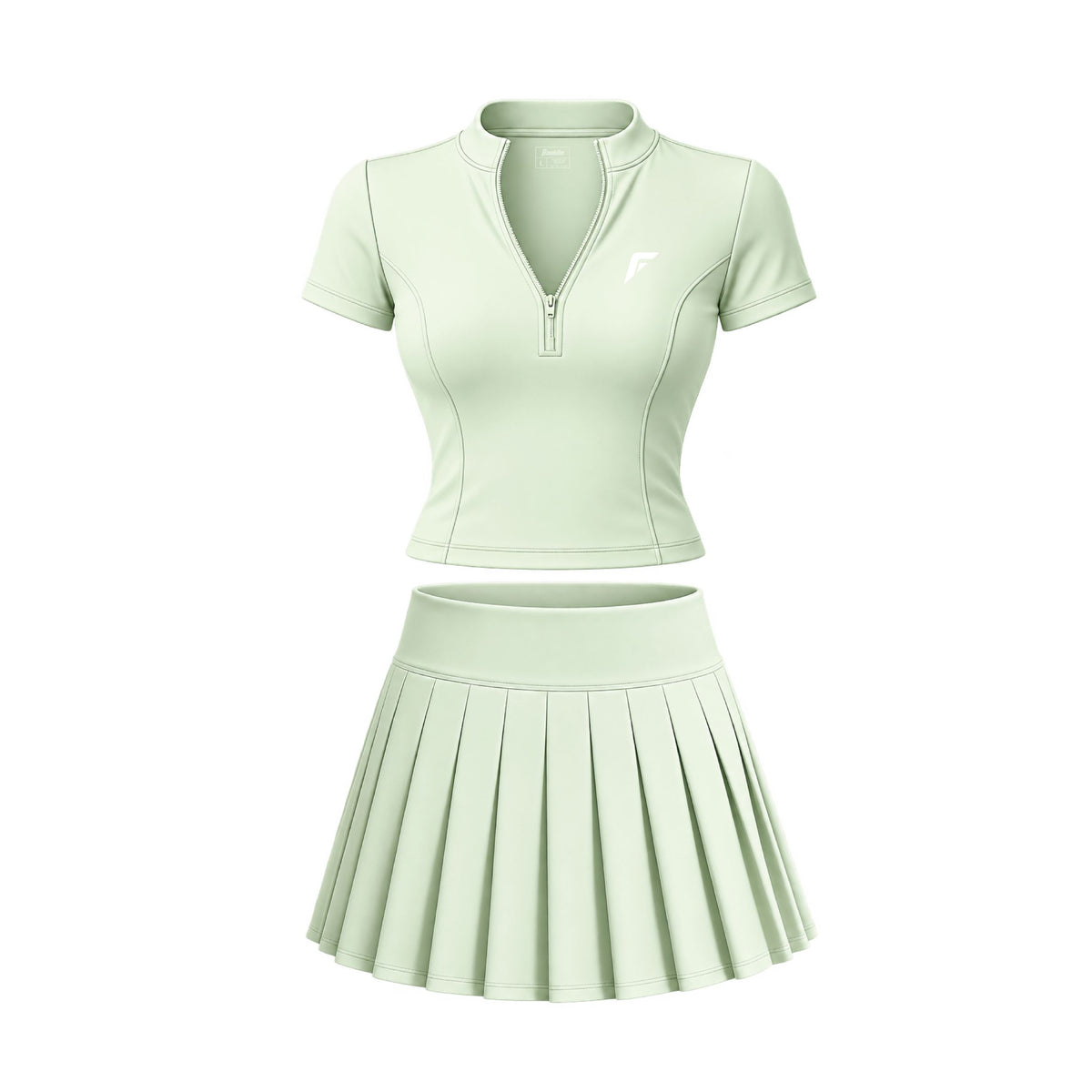 Franklin Women's' Performance Zip Up Sportswear Set (Green)