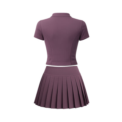 Franklin Women's Performance Zip Up Sportswear Set (Maroon)