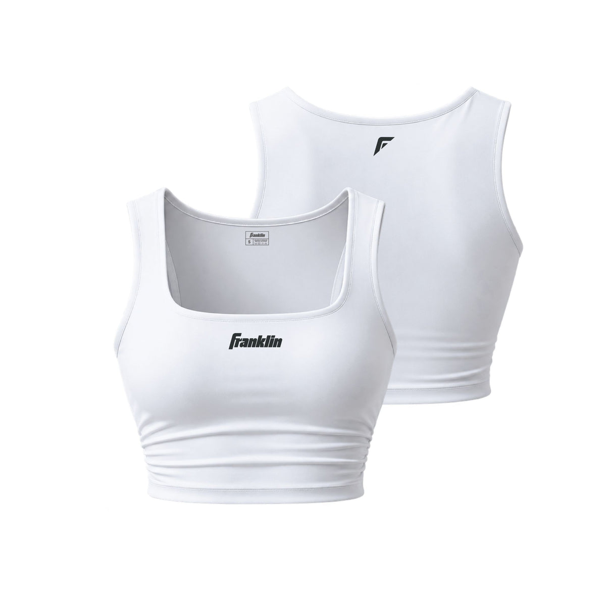 Franklin Women's Performance Sleeveless Cropped Sportswear Set (White)