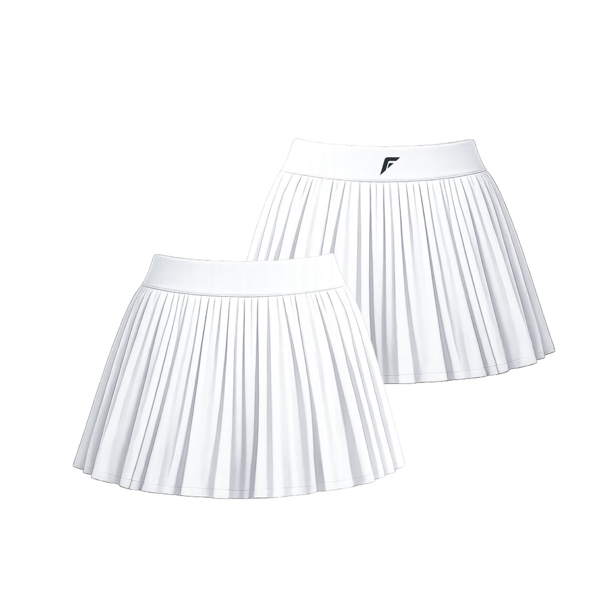 Franklin Women's Performance Sleeveless Cropped Sportswear Set (White)