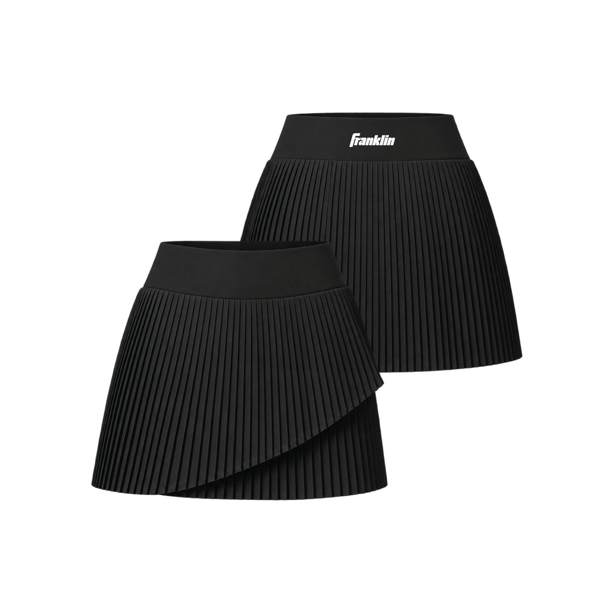 Franklin Women's Performance Sleeveless Polo Collar Sportswear Set (Black)