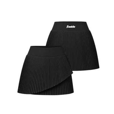 Franklin Women's Performance Sleeveless Polo Collar Sportswear Set (Black)