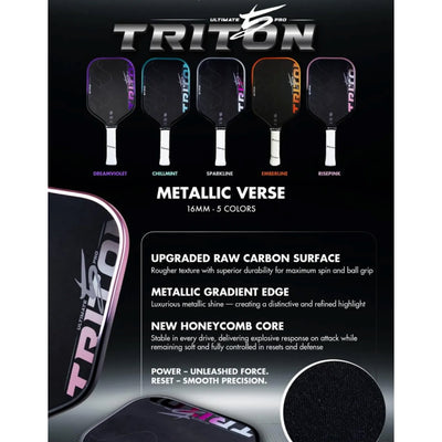 Sypik Triton 5 Ultimate Pro Tour Pickleball Paddle 16mm