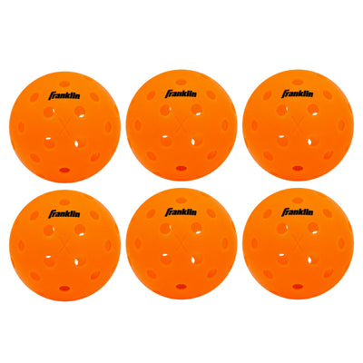 Franklin Sports X-40 Lava Outdoor Pickleballs 40 Holes with Logo