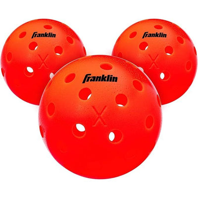 Franklin Sports X-40 Ember Outdoor Pickleballs 40 Holes with Logo