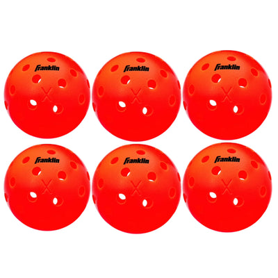 Franklin Sports X-40 Ember Outdoor Pickleballs 40 Holes with Logo