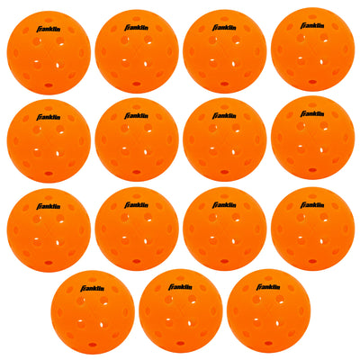 Franklin Sports X-40 Lava Outdoor Pickleballs 40 Holes with Logo