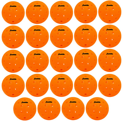 Franklin Sports X-40 Lava Outdoor Pickleballs 40 Holes with Logo
