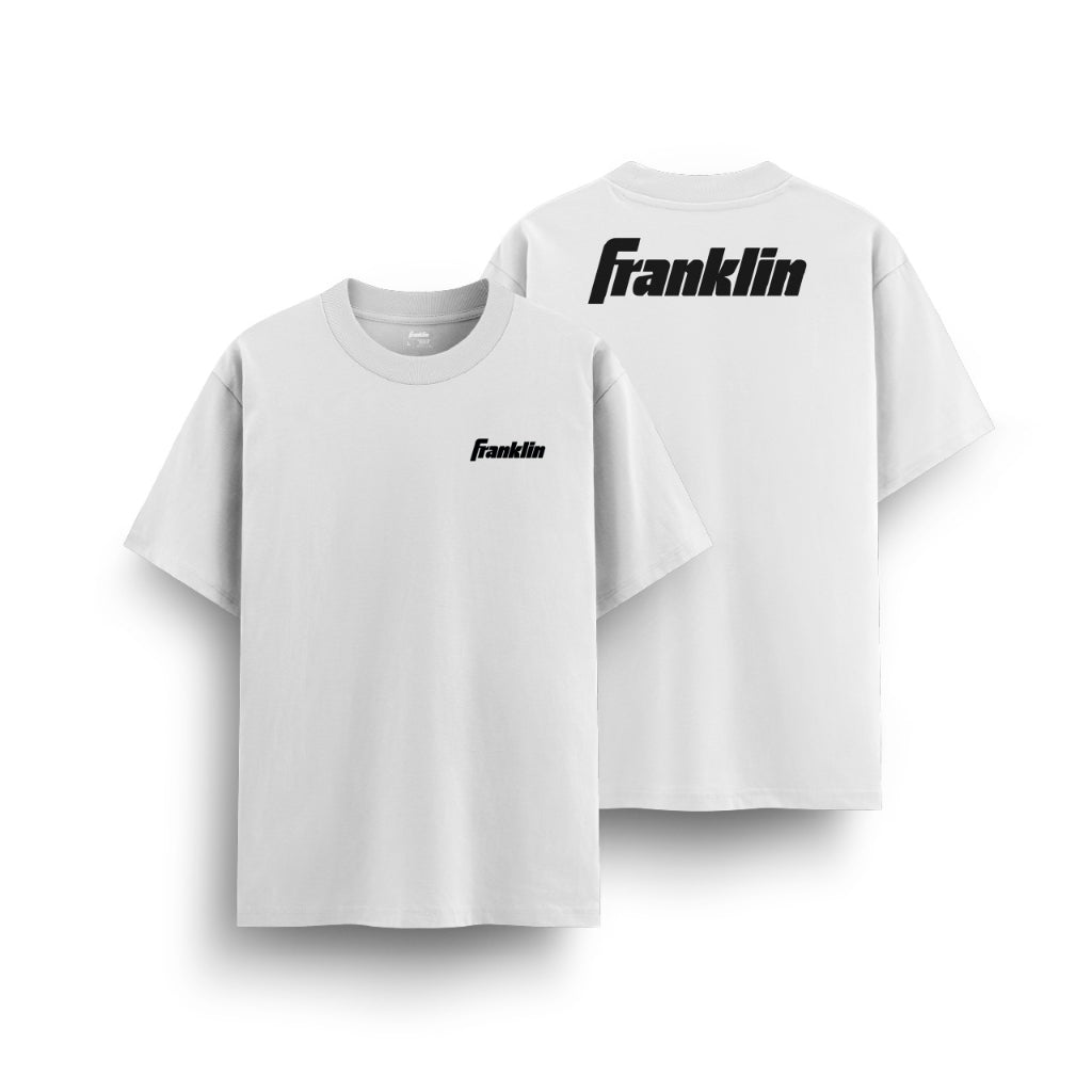 Franklin Shirt 100% Cotton Unisex White Lifestyle Oversized Tee