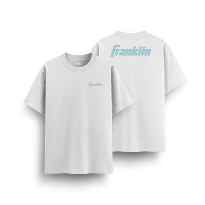 Franklin Shirt 100% Cotton Unisex White Lifestyle Oversized Tee