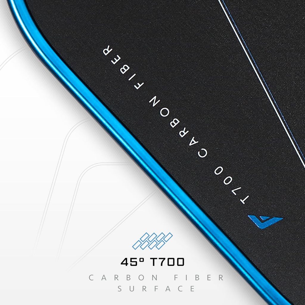 Franklin C45° Hybrid Carbon Fiber Pickleball Paddle - Blue (14mm)