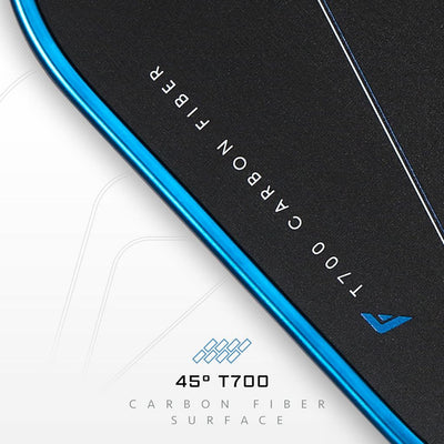 Franklin C45° Hybrid Carbon Fiber Pickleball Paddle - Blue (14mm)