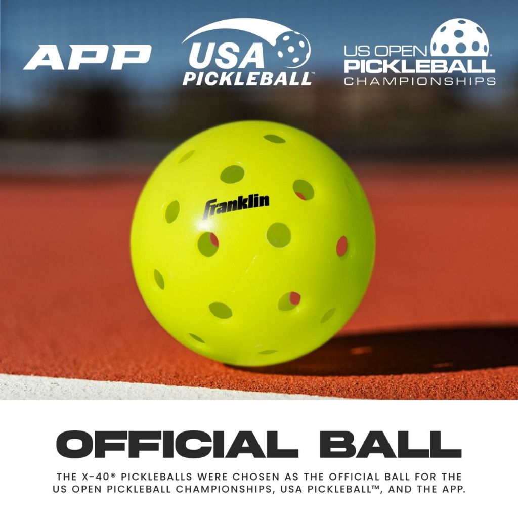 Franklin X-40 Pickleballs 6 Balls Neon Pack Mixed Colours